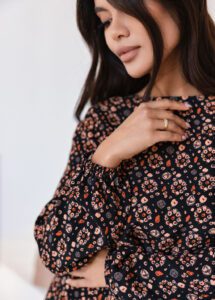 Sukienka MARGOT, print w kwiatki, zdjęcie produktowe