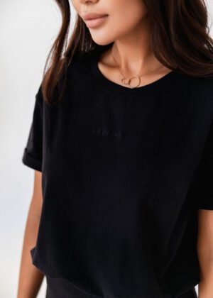 T-shirt ESTELLE kolor czarny