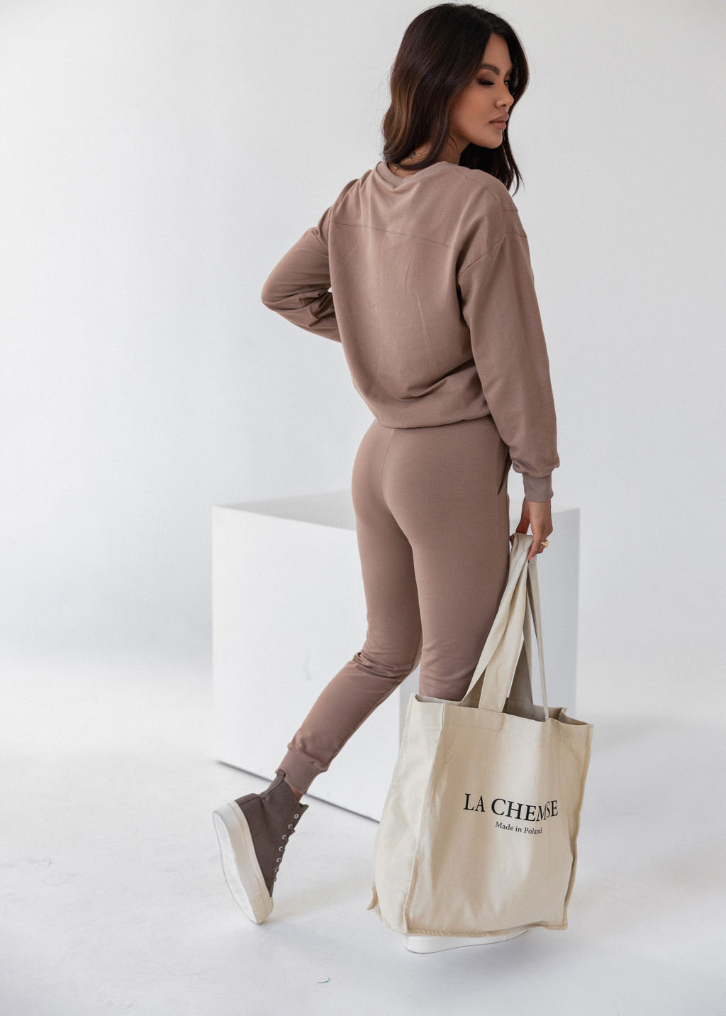 Bluza KELLY kolor karmelowy, Dresy KELLY